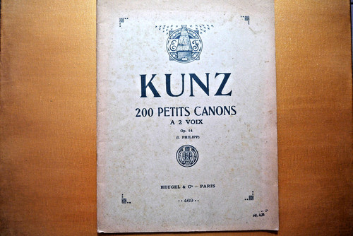 Partitions 200 petits canons - 200,