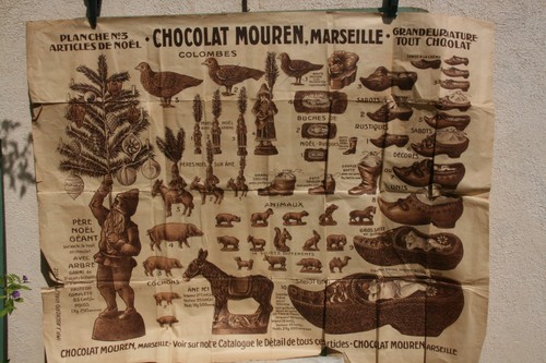 Grande affiche chocolats - grande,