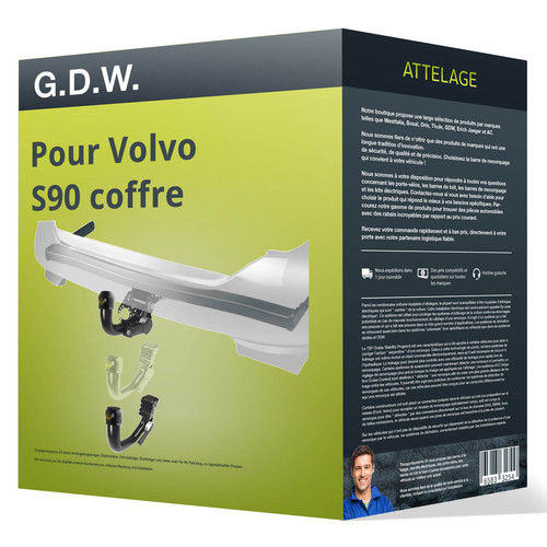 Attelage pour volvo - volvo, coffre