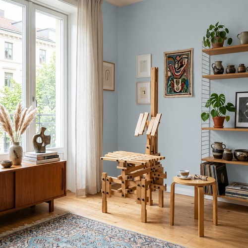 Chaise sculpturale - chaise,
