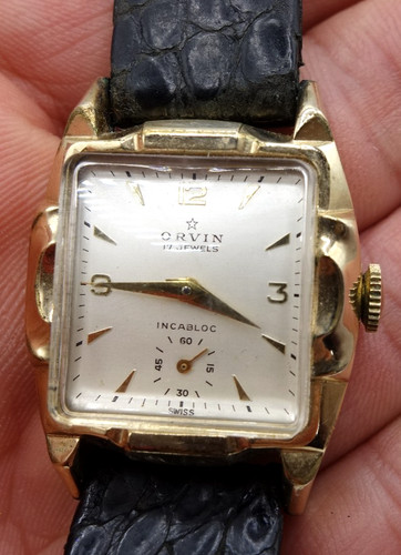 Montre ancienne orvin 1960 - ancienne,