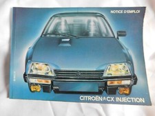 CITROËN CX  injection notice