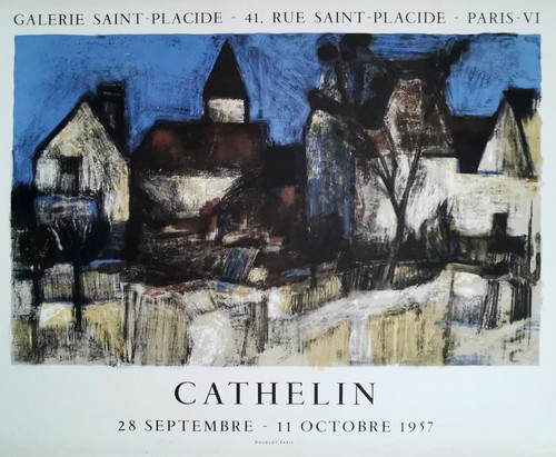Bernard cathelin affiche - cathelin,