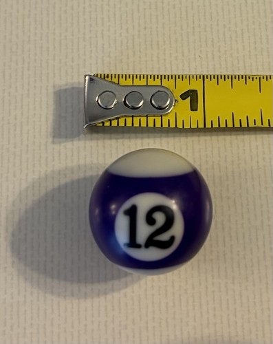 Miniature pool ball one - pool,