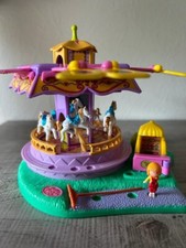 Vintage - POLLY POCKET Manège carrousel Spin Pretty Carrousel BlueBird 1996