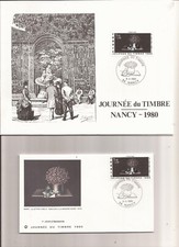 LOT DE + DE 60 DOCUMENTS PHILATELIQUES AVEC OBLITERATION 1ER JOUR