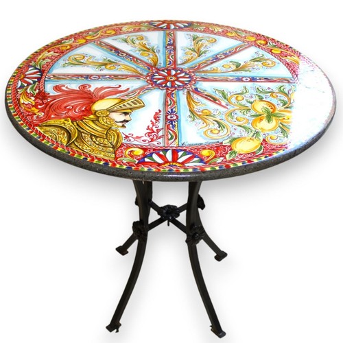 Table ronde pierre - en,