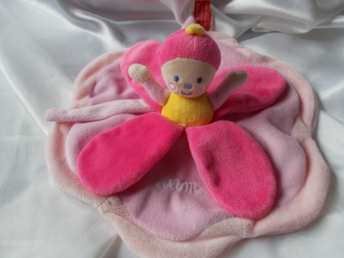 Doudou rose fille fée dam - doudou, rose,