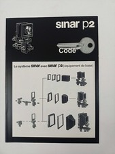 Catalogue accessoires chambres photographiques SINAR p2  1985