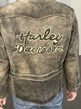 blouson cuir moto harley