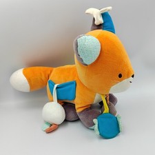 Doudou eveil renard orange
