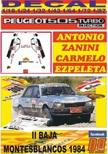 DECAL PEUGEOT 505 ANTONIO