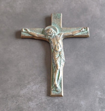 Bronze par Max Le Verrier - Christ en croix - Crucifix mural