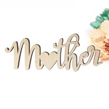  Pièce de bois mère Decor morceau de bois prop bricolage pour la maison fête de