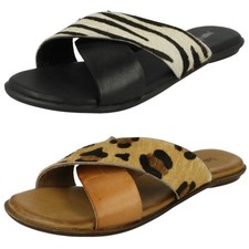 Sandales Vamp En Cuir Pour