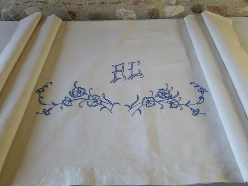 N21 ancien drap toile - ancien,