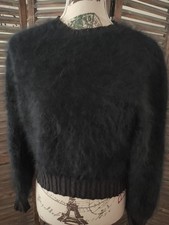 Sweater angora fuzzy fluffy