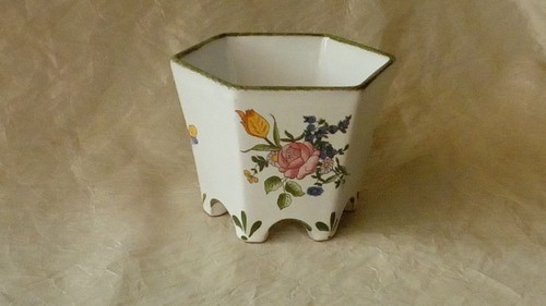 Petit cache pot faience - petit,