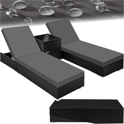 Set 2x chaise longue - set, de