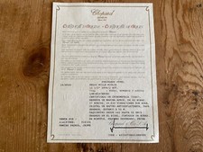 Chopard Certificat De Origine Et Garantie International Montre Mile Miglia Acier