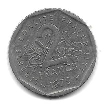 Pièce de 2 Francs / 1979 - La