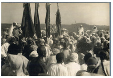 Maroc, Types marocains Vintage print sur papier carte postale. Tirage argentiq