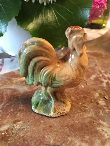Coq miniature ancien vers 1900