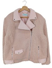 PFEFFINGER Veste de fourrure Dames Veste T EU 48 vieux rose style décontracté