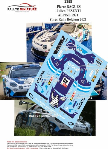 Decals ref 2358 - ref, alpine