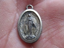 Ancienne médaille religieuse vierge marie  16 mm  1,40 grs