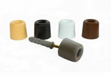 2 X Esthétique Porte Arrêt Pare-Choc 30mm x 32mm Avec Raccord Vis Portail