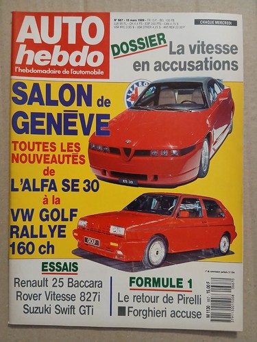 Auto hebdo 667 3 - n°667, 15/3/1989