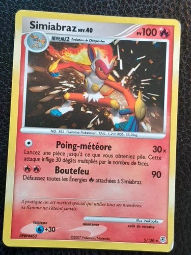 Simiabraz holo pokemon - simiabraz,