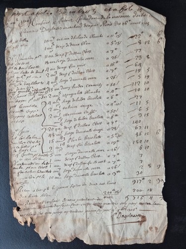 Manuscrit 1705 marine - 1705,