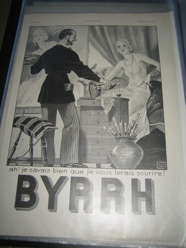 Publicité ancienne byrrh - ancienne,