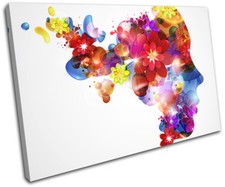 Woman Flowers  Illustration