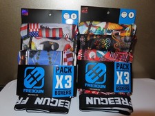 BOXER FREEGUN 2 packs de 3