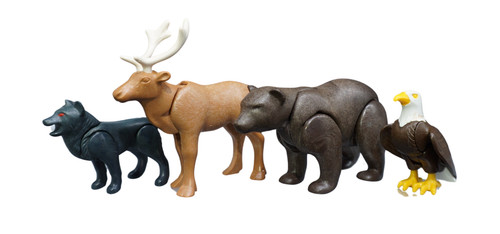 Playmobil ours renne marron