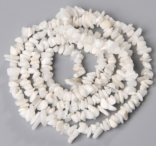 Collier perles pierre - collier,