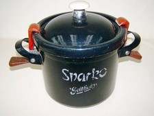 Ancien Autocuiseur Émaillé