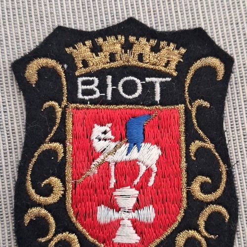 Biot écusson patch brodé - biot,