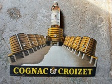 RARE PLV CARTON  ARTICULE  COGNAC CROIZET 67X64CM  ANNEES 1935 env