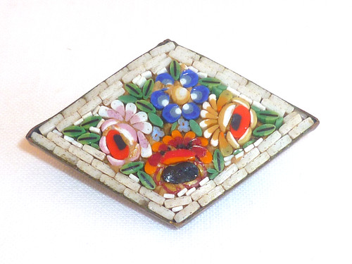 Ancienne broche losange - broche,
