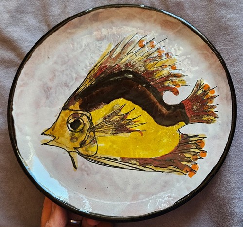 Rare assiette table signée - assiette, de