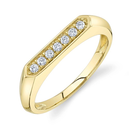 14k jaune diamant couteau - diamant,
