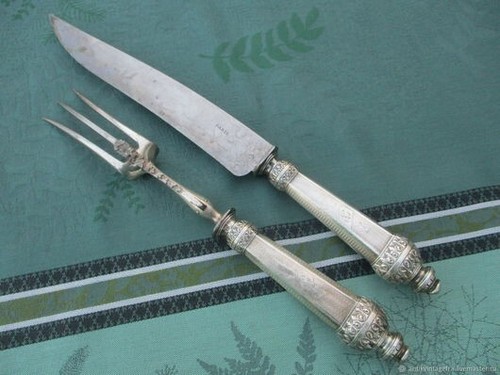 Ensemble couteau fourchette - couteau, et