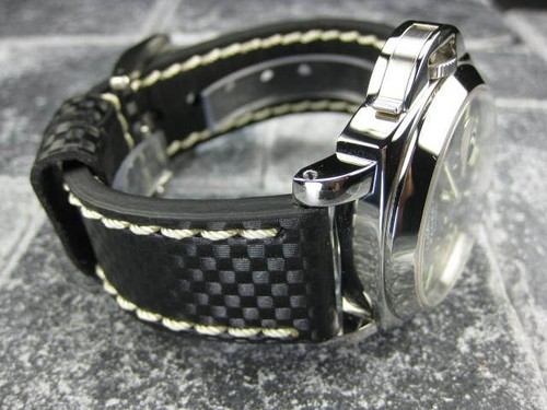 New carbon fiber 26mm - new, leather