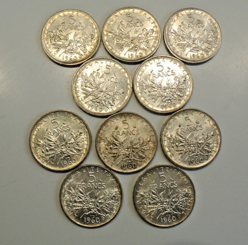 Francs semeuse argent - 5,