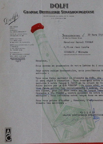 Facture strasbourg 1939 dolfi - facture,