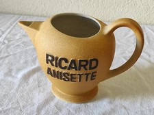 Ancien Pichet publicitaire 0,65 litre des Ateliers de Céramiques RICARD Anisette